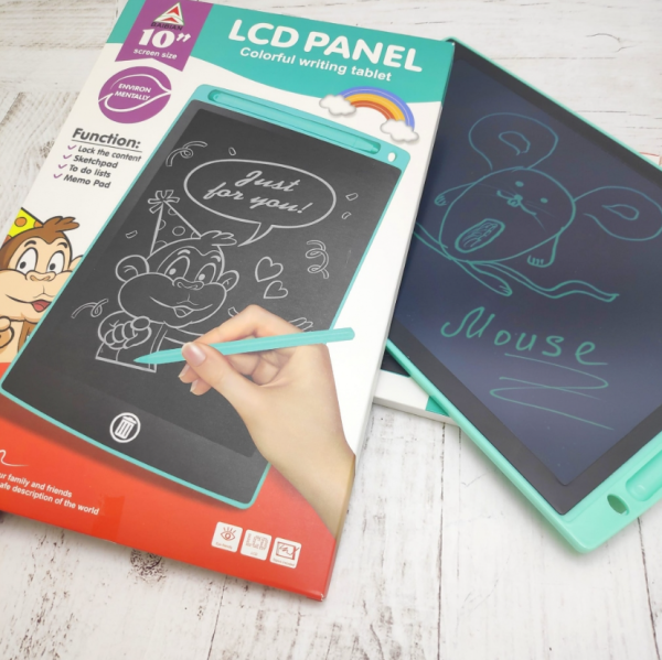 Графический планшет для рисования и заметок со стилусом LCD Panel Сolorful Writing Tables 10"